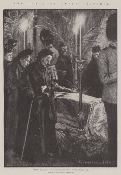 The Death of Queen Victoria by Gunning King